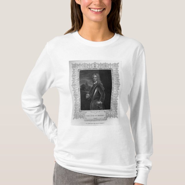 Camiseta Retrato do duque de John de Montagu (Frente)