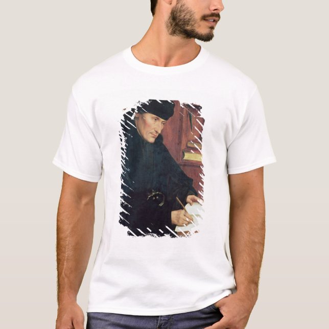 Camiseta Retrato do Erasmus de Rotterdam (Frente)