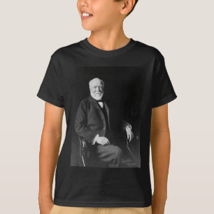 Camiseta Retrato do filantropo Andrew Carnegie