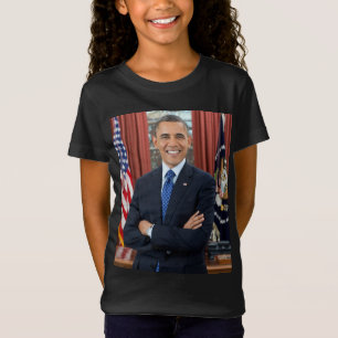 Camiseta Retrato do Gabinete Oval, Obama Barack Presidente 