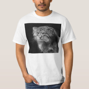 Camiseta Retrato do gato de Pallas