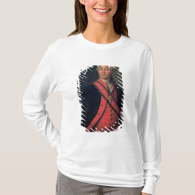 Camiseta Retrato do Generalissimo do marechal de campo (Frente)