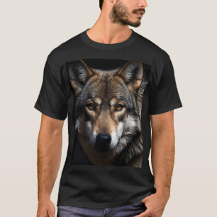 Camiseta Retrato do lobo