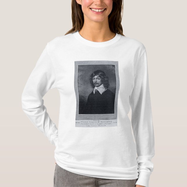 Camiseta Retrato do marquês de Newcastle (Frente)