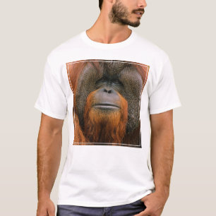 Camiseta Retrato do Orangutango Macho, Geórgia, EUA