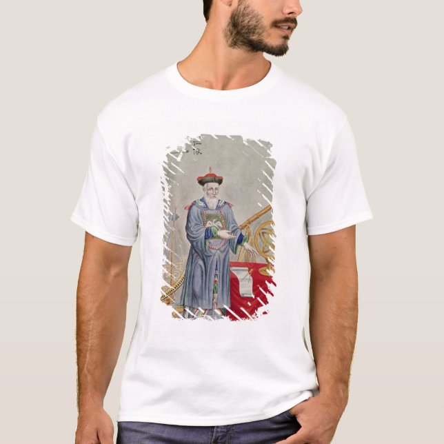 Camiseta Retrato do pai Ferdinand Verbiest (Frente)