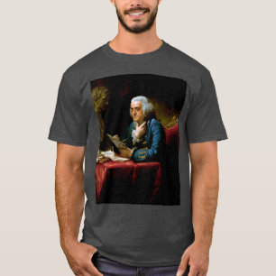 Camiseta Retrato do polegar, Benjamin Franklin fundador do 