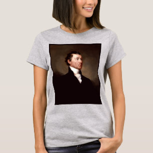 Camiseta Retrato do Presidente Americano James Monroe