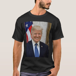Camiseta Retrato do Presidente da Casa Branca Donald Trump