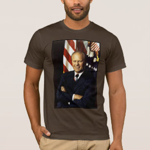 Camiseta Retrato do Presidente dos EUA Gerald Rudolph Ford