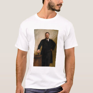 Camiseta Retrato do Presidente Theodore Roosevelt J.S. Sarg