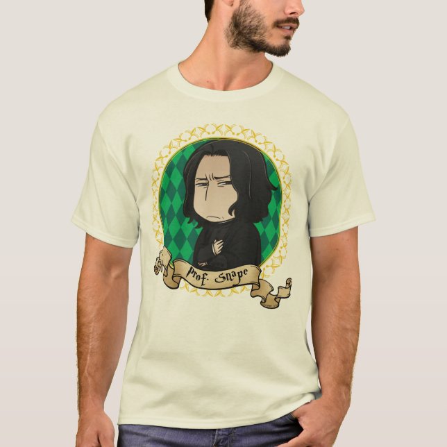 Camiseta Retrato do Professor Snape Anime (Frente)