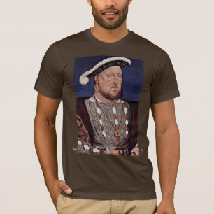 Camiseta Retrato do rei Henry Viii de Inglaterra