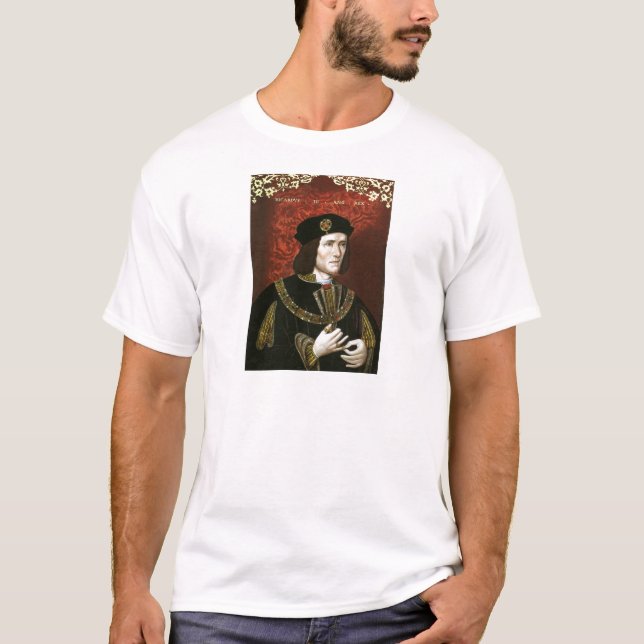 Camiseta Retrato do rei Richard III (Frente)