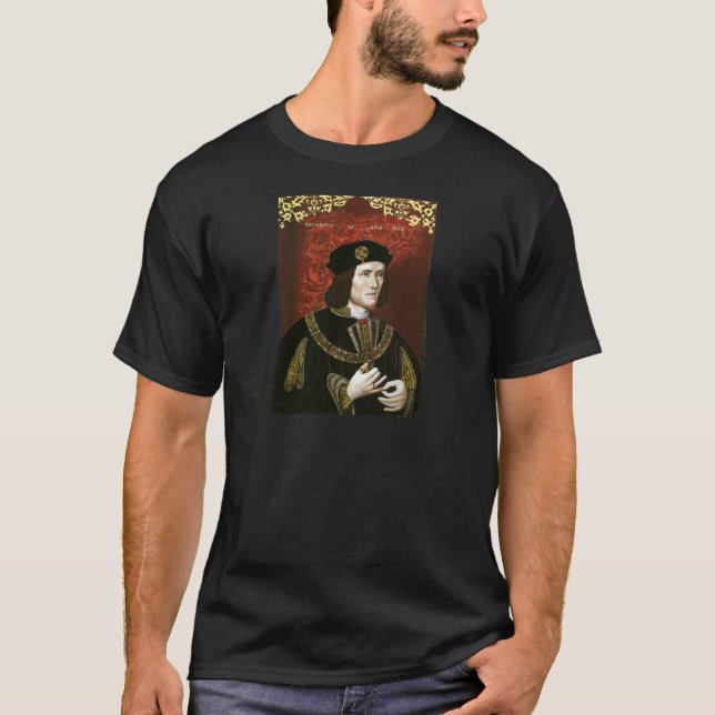 Camiseta Retrato do rei Richard III (Frente)