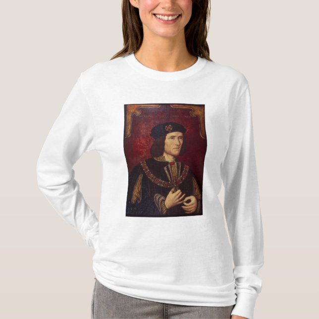 Camiseta Retrato do rei Richard III (Frente)