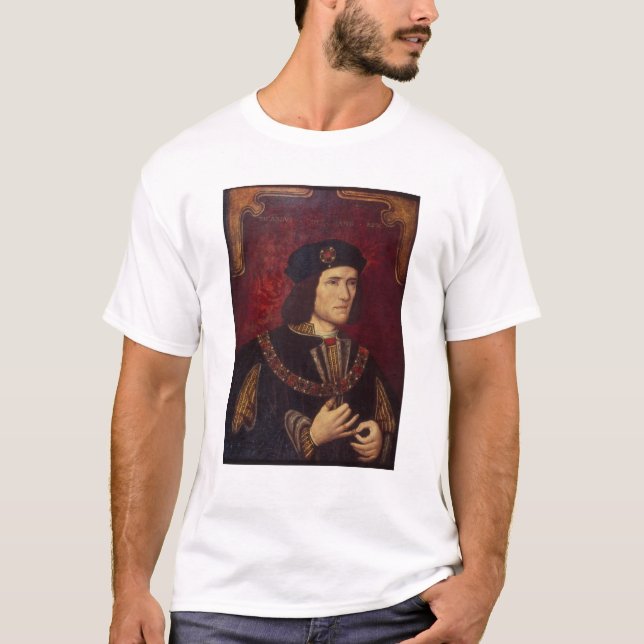 Camiseta Retrato do rei Richard III (Frente)