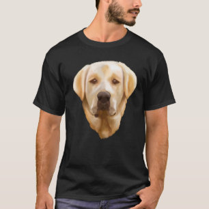 Camiseta Retrato do Retriever Labrador Amarelo