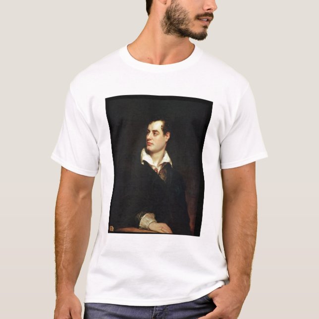 Camiseta Retrato do senhor Byron (1788-1824) (óleo em (Frente)