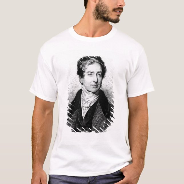 Camiseta Retrato do senhor Robert Peel (Frente)