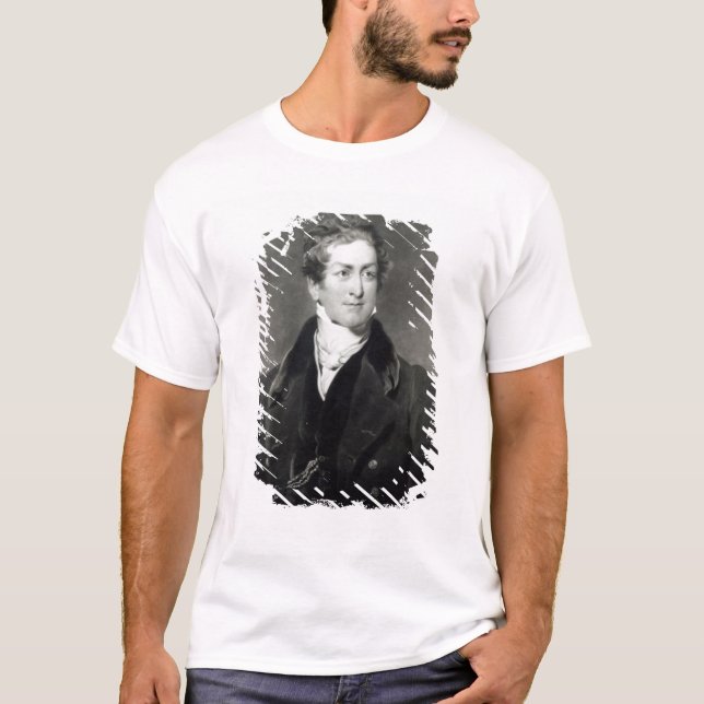 Camiseta Retrato do senhor Robert Peel (Frente)