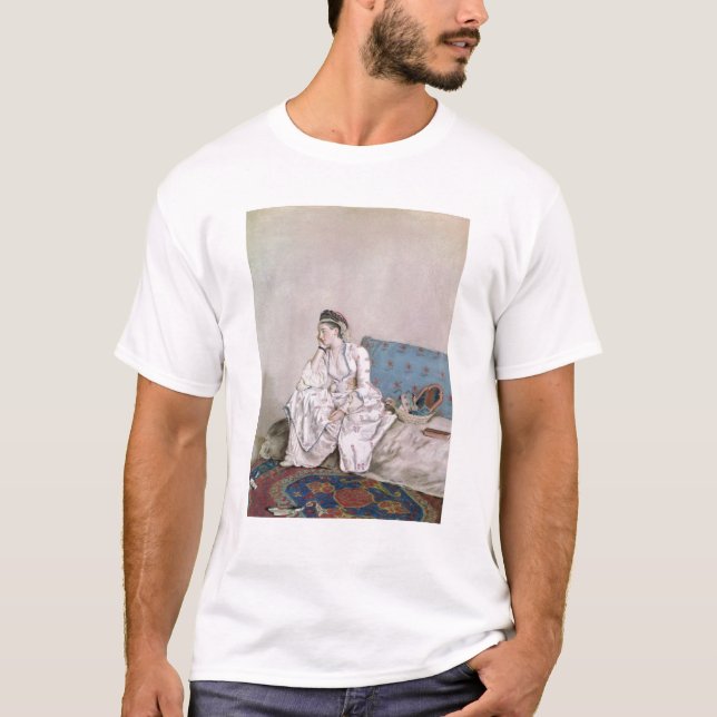 Camiseta Retrato do tiro de Mary (Frente)