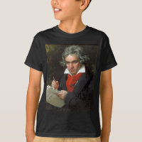 Retrato do vintage do compositor, Ludwig von