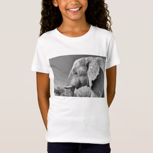 Camiseta Retrato elefante (Frente)
