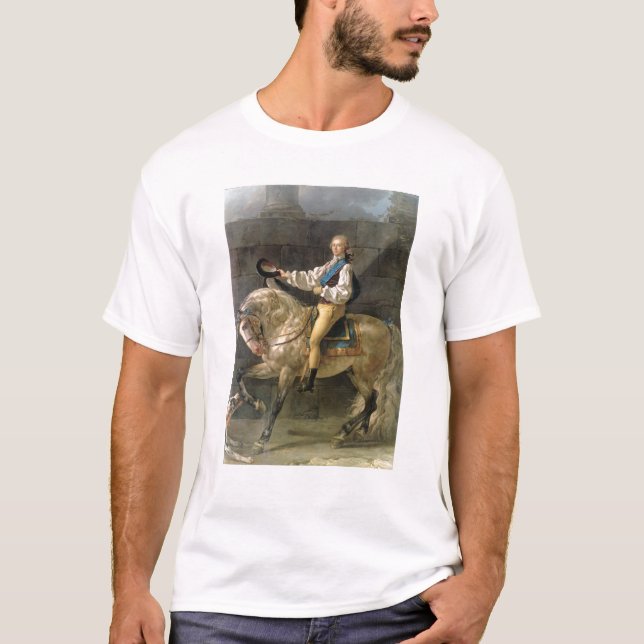Camiseta Retrato equestre de Estanislau Kostka (Frente)