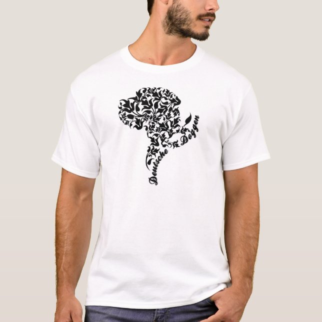 Camiseta Retrato Fancy Great Dane (Frente)