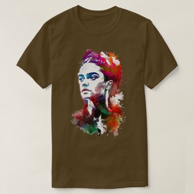 Camiseta retrato feminino (Frente do Design)