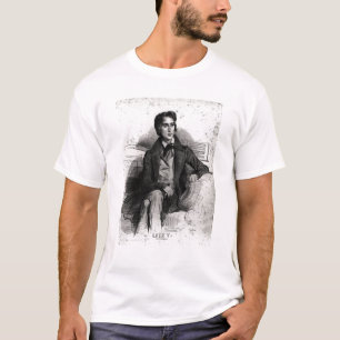 Camiseta Retrato Franz Liszt do agosto de 1832