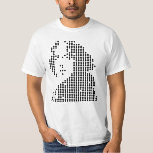 Camiseta retrato geométrico de oscar wilde