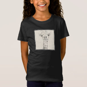 Camiseta Retrato Girafa
