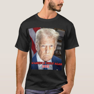 Camiseta Retrato Inaugural De 2025 Do Presidente Dona
