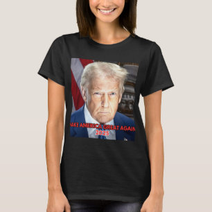 Camiseta Retrato Inaugural De 2025 Do Presidente Dona