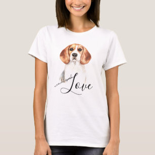 Camiseta Retrato incondicional de Cão-de-Fixe