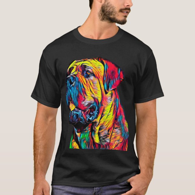 Camiseta Retrato italiano do animal de estimação da cabeça (Frente)