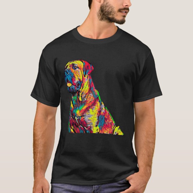 Camiseta Retrato italiano do animal de estimação da cabeça (Frente)