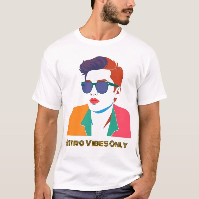 Camiseta Retrato legal de arte Pop (Frente)