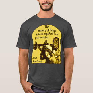 Camiseta Retrato Louis Armstrong E Citação 1
