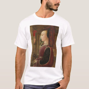 Camiseta Retrato Mulher Casement Filippo Lippi pintura