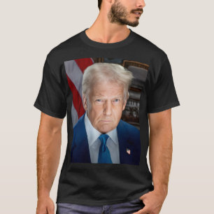 Camiseta Retrato oficial da posse do presidente Trump