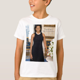 Camiseta Retrato Oficial da Primeira Dama Michelle Obama