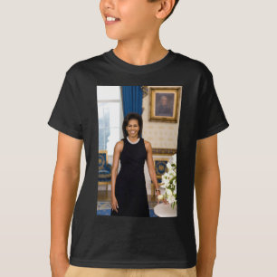 Camiseta Retrato Oficial da Primeira Dama Michelle Obama