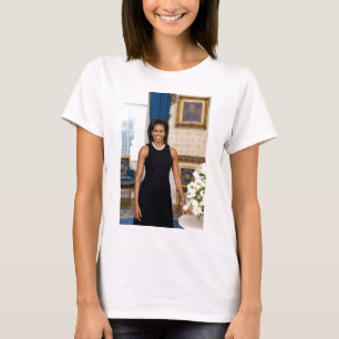 Camiseta Retrato Oficial da Primeira Dama Michelle Obama
