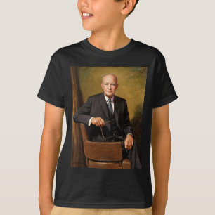 Camiseta Retrato oficial do presidente Dwight Eisenhower na