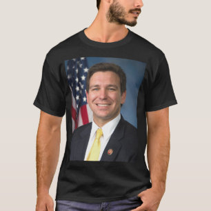 Camiseta Retrato Oficial Ron Desantis