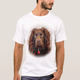 Camiseta Retrato Personalizado de Boykin Spaniel Impression
