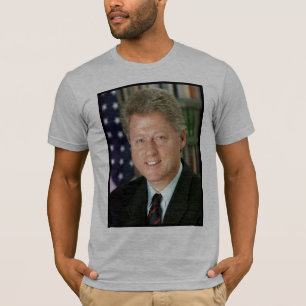Camiseta Retrato Presidencial de Bill Clinton